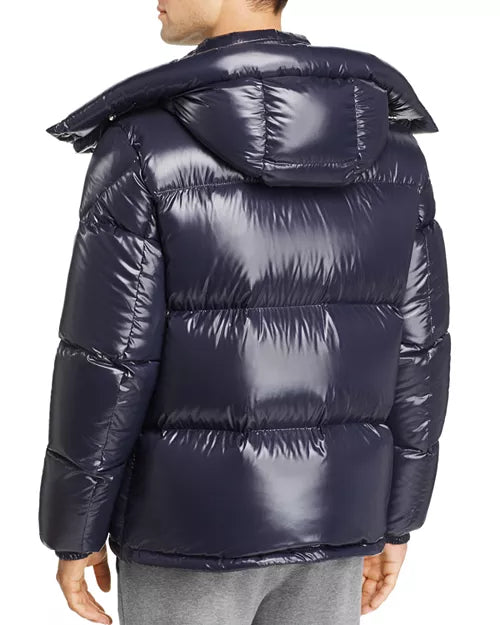 Moncler Montbeliard down jacket Navy blue