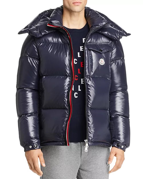 Moncler Montbeliard down jacket Navy blue