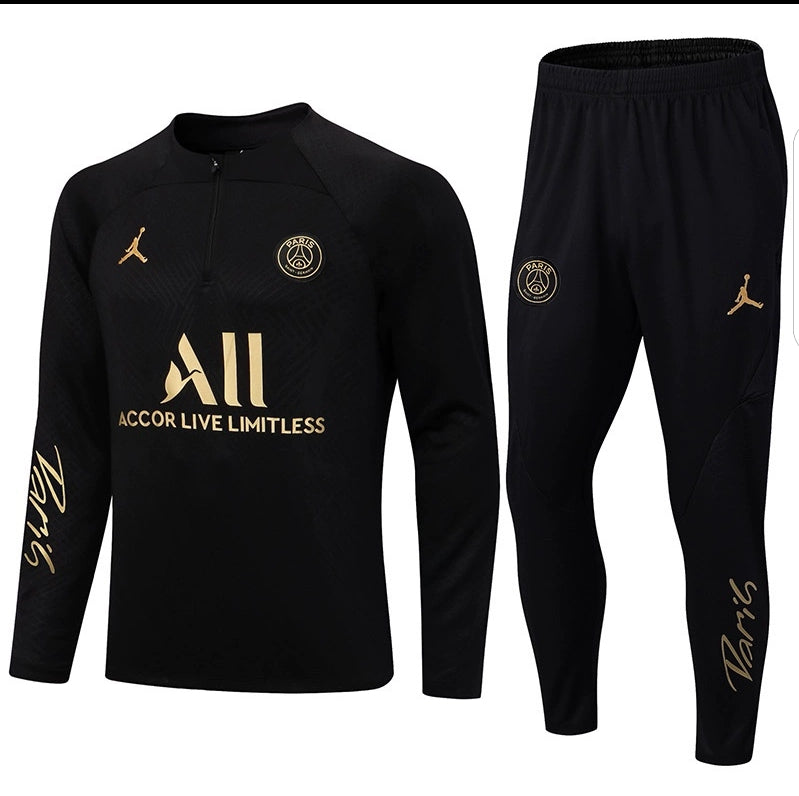 Paris st Germain tracksuit Qatar Gold