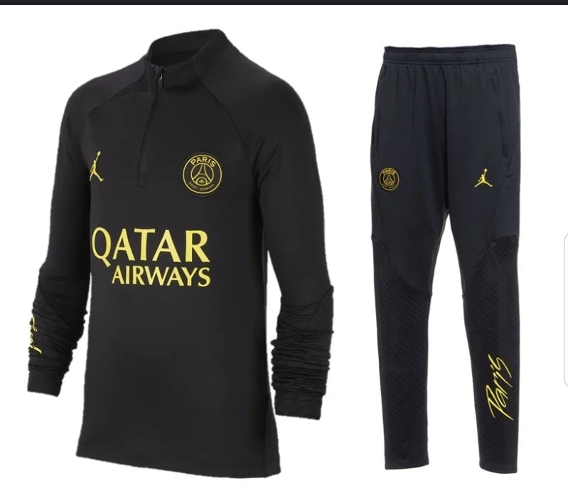 Paris st Germain tracksuit Qatar Gold