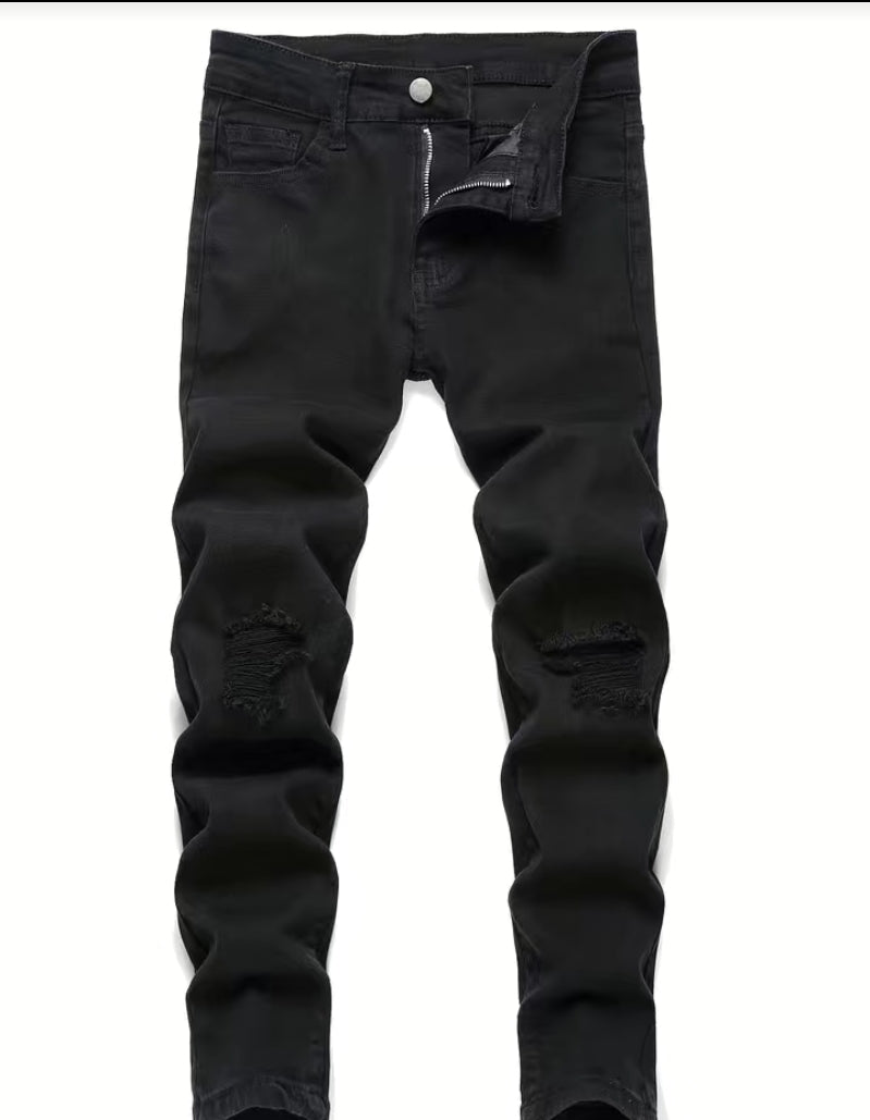 Luxury Denim jeans black cat