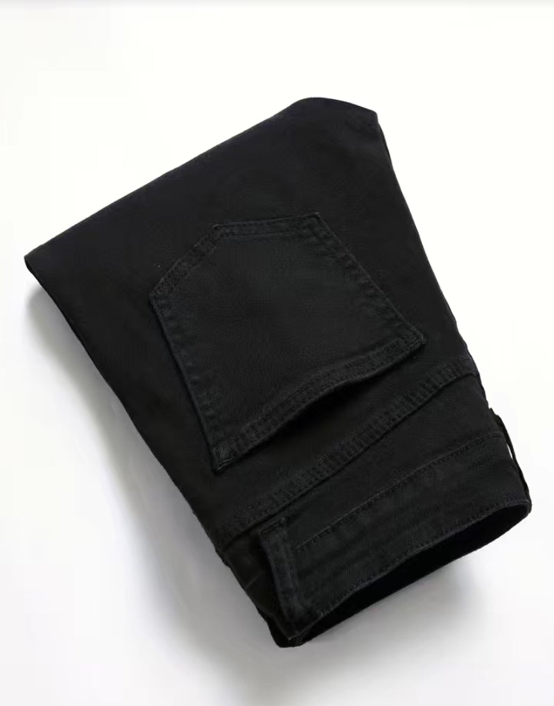 Luxury Denim jeans black cat