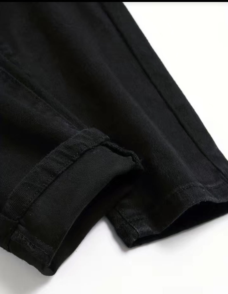 Luxury Denim jeans black cat