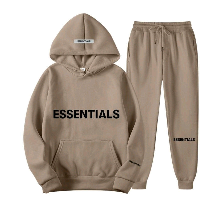 Essentials sweat tracksuit brown