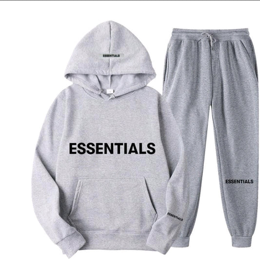 Essentials sweat tracksuit grey