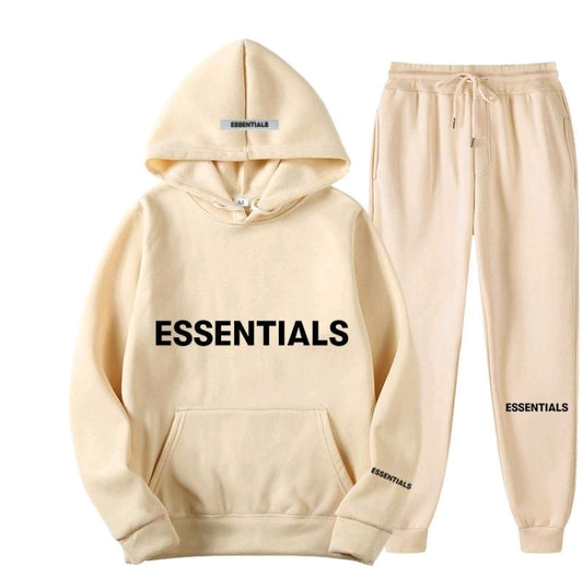 Essentials sweat tracksuit beige