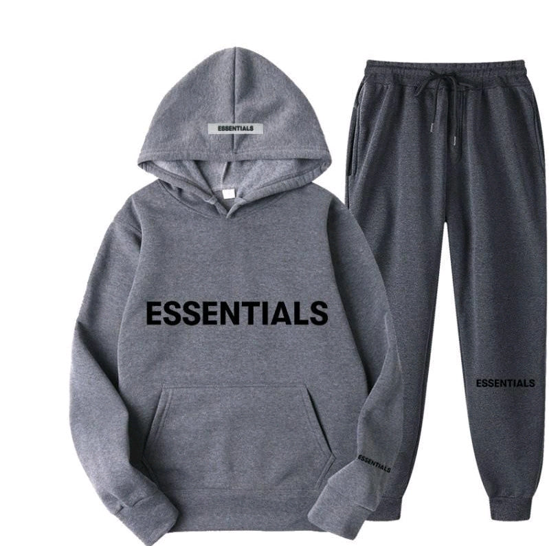 Essentials sweat tracksuit natural grey