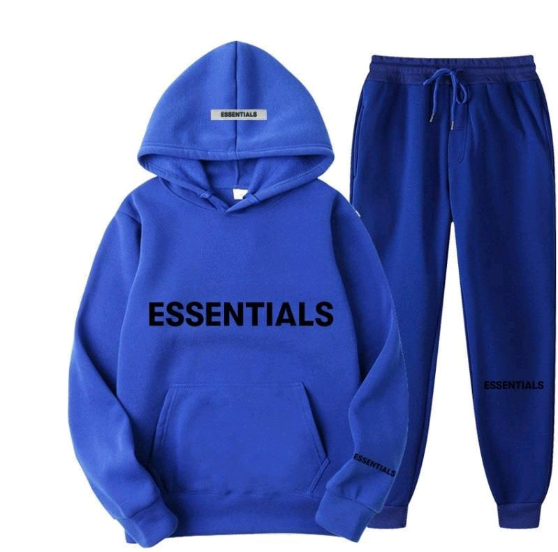 Essentials sweat tracksuit blue