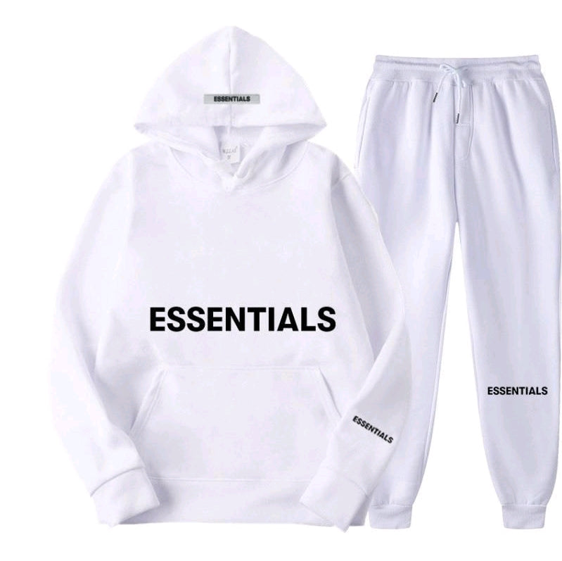 Essentials sweat tracksuit White