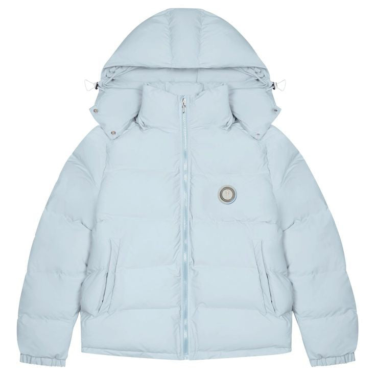 Trapstar irongate puffer jacket ice blue