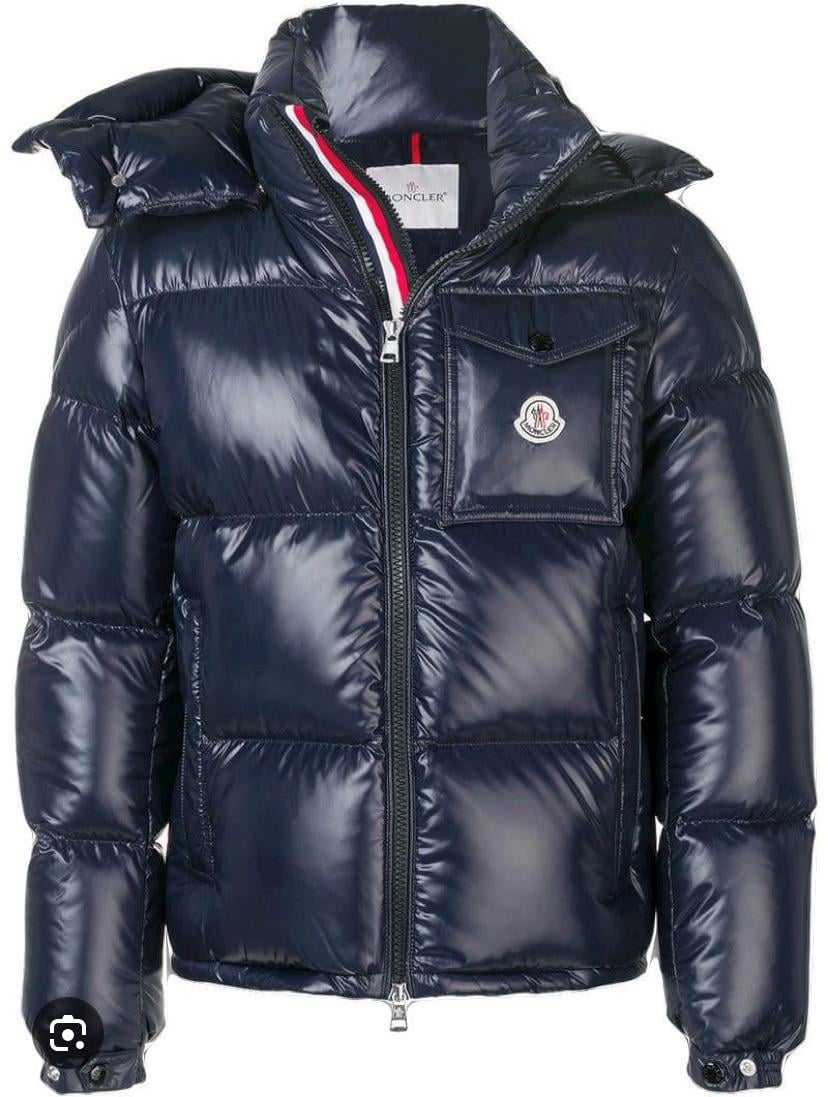 Moncler Montbeliard down jacket Navy blue