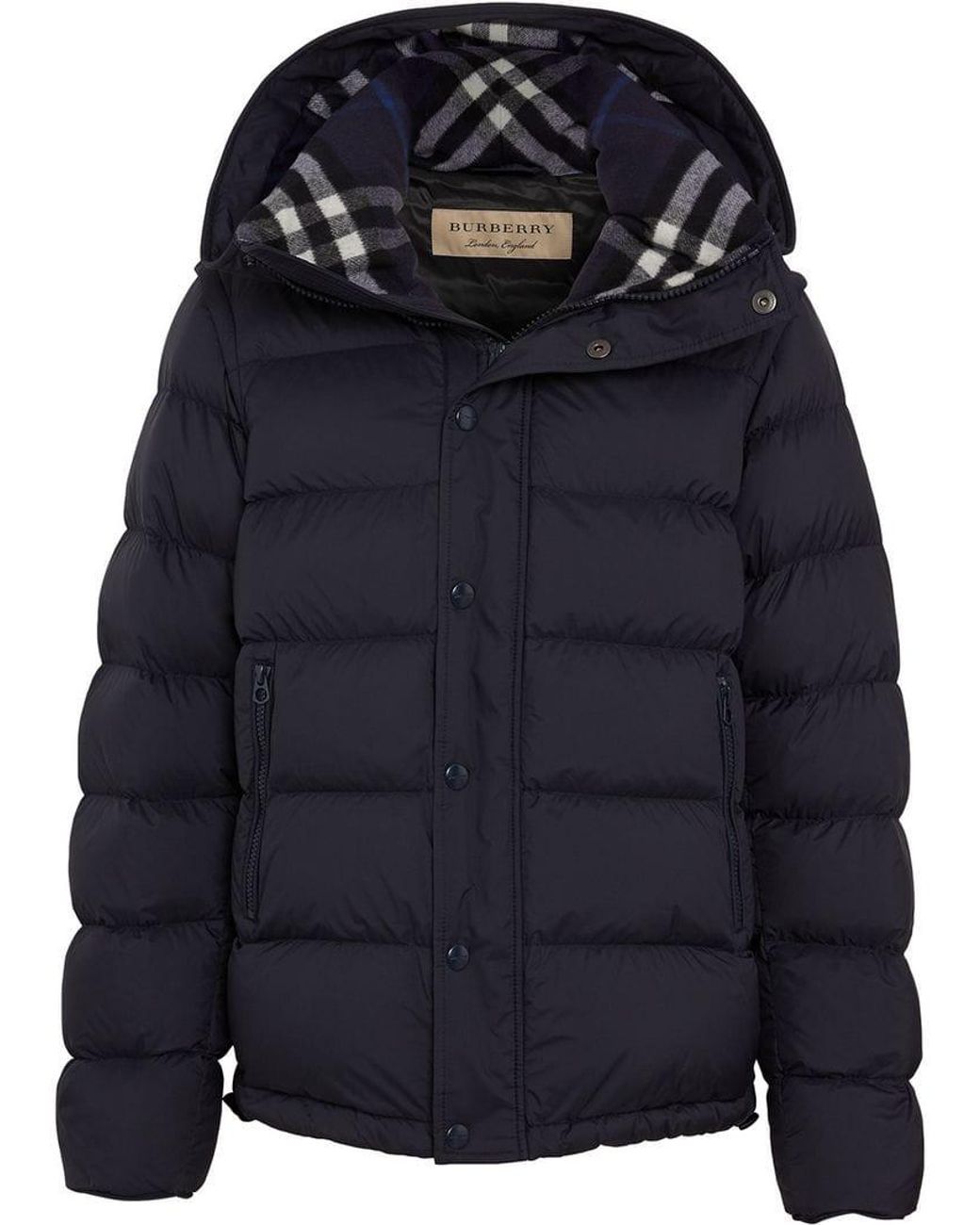 Burberry puffer jacket black