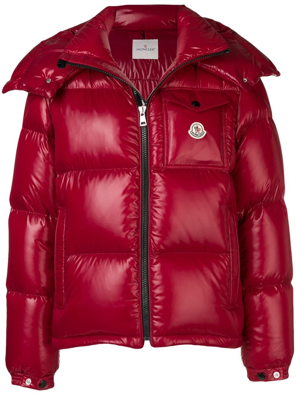 Moncler Montbeliard down jacket red