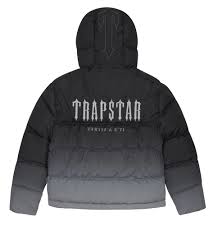 Trapstar decoded Hooded puffer black