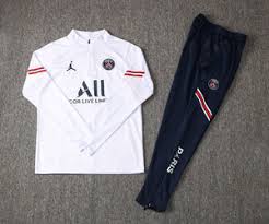 Paris st Germain tracksuit White