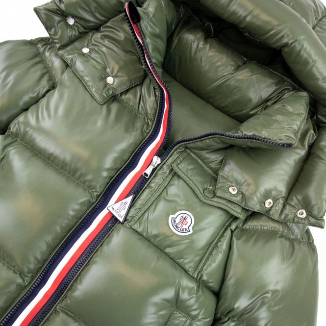 Moncler Montbeliard down jacket green